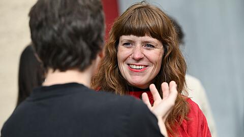 Kerstin Wolter ist eine von zwei Vorsitzenden der Berliner Linken (Archivbild)