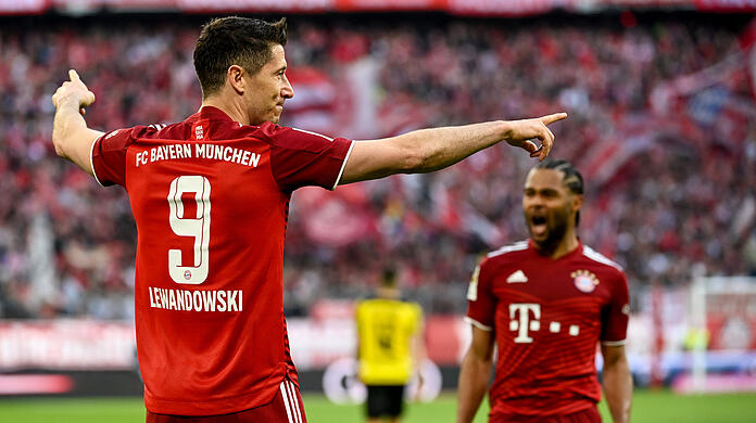 Jubelt Robert Lewandowski schon bald nicht mehr im Trikot des FC Bayern? (Archivbild)