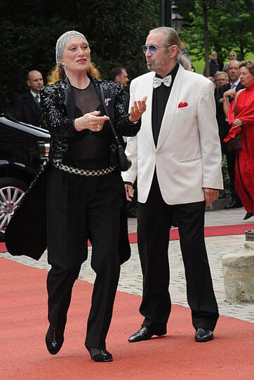 Margot Werner mit ihrem Mann Jochen Litt.