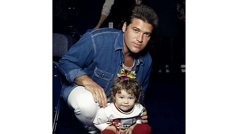 Billy Ray Cyrus mit seiner Tochter Miley