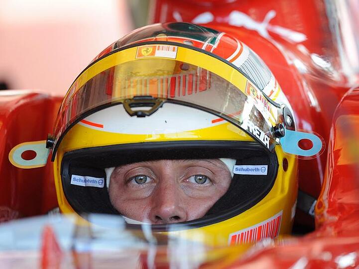 In Valencia wird Luca Badoer im Ferrari sitzen.
