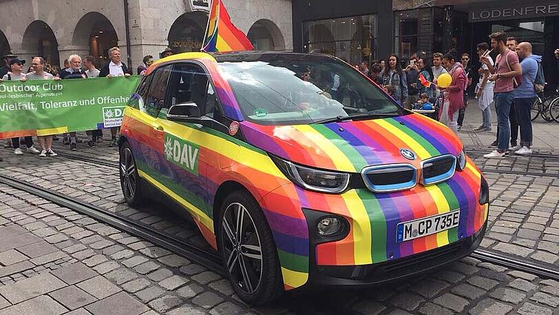 Regenbogen wohin der Blick schwankt