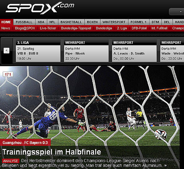 Für Spox.com war das Spiel gegen die Chinesen ein Trainingsspiel.