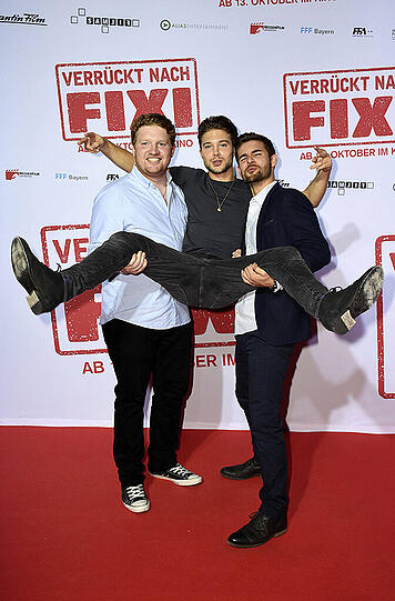 Roland Schreglmann, Jascha Rust und Lucas Reiber (v.l.).