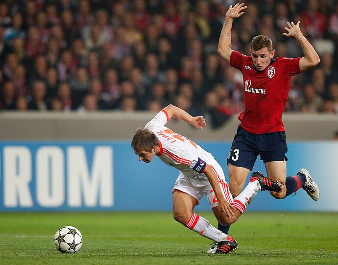 Die Bayern gegen Lille - sehen Sie hier die Bilder des Spiels.