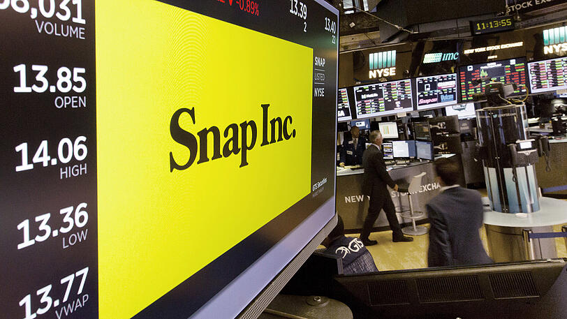 Snapchats Muttergesellschaft Snap war Anfang März mit großem Rummel in New York an die Börse gegangen, zuletzt bekamen Anleger aber kalte Füße.
