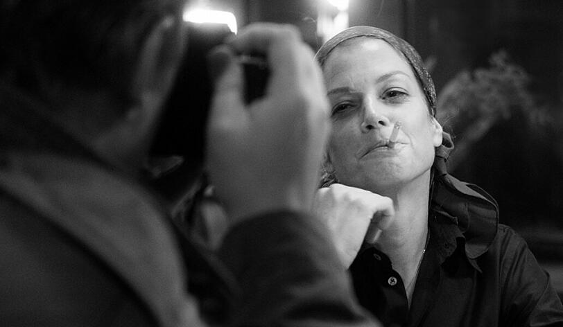 Marie Bäumer spielt Romy Schneider in dem Berlinale-Wettbewerbsbeitrag "3 Tage in Quiberon".