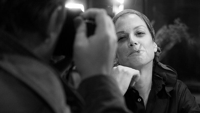 Marie Bäumer spielt Romy Schneider in dem Berlinale-Wettbewerbsbeitrag "3 Tage in Quiberon".