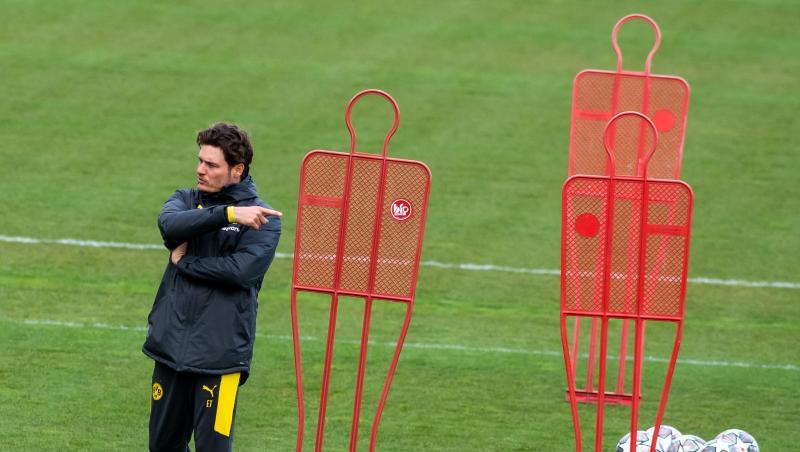 Kann gegen Manchester City auf Mats Hummels, Marco Reus und Jude Bellingham bauen: Trainer Edin Terzic.