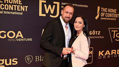 Ludwig Lehner und seine Freundin Christina Vogel.