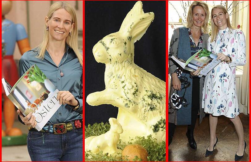 Prinzessin Elisabeth Auersperg-Breunner stellt ihr erstes Buch "Ostern" vor.