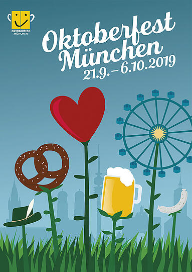 Welches Motiv wird zum Wiesnplakat 2019? 52 Motive stehen insgesamt online zur Auswahl.