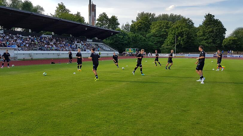 Die Bilder vom Testspiel der Löwen in Landshut.