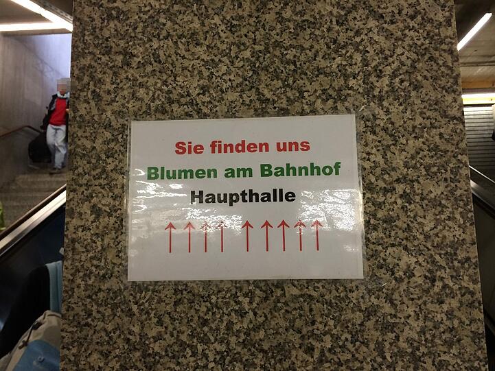 Der Bahnhof wirkt an vielen Stellen lieblos...