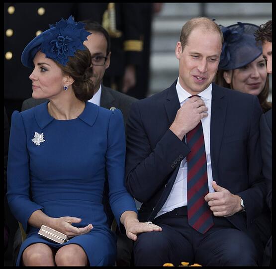 Wirken immer noch verliebt wie eh und je: prinz William und seine Kate.