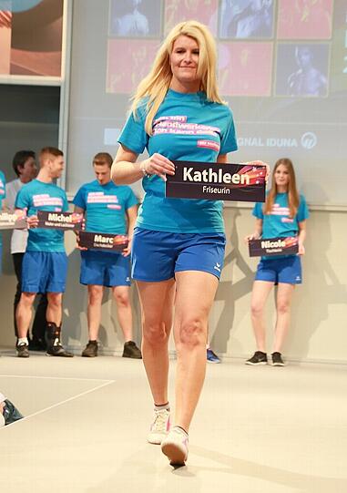 Das ist Kathleen Bayer (32), Friseurin.