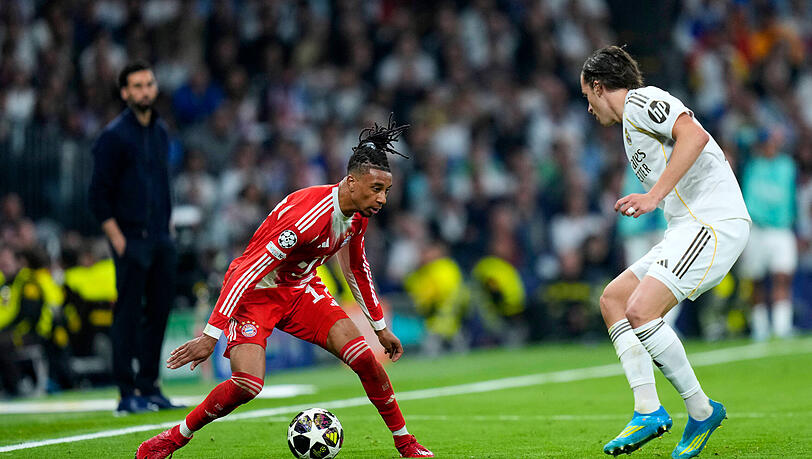 Michael Olise bereitete Reals Álvaro Carreras im Hinspiel massive Probleme. Michael Olise bereitete Reals Álvaro Carreras im Hinspiel massive Probleme.