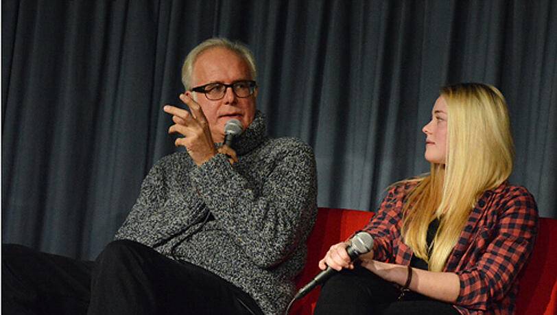 Harald Schmidt stellte sich den Fragen der Schüler