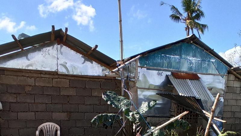 Durch den Taifun Phanfone beschädigte Häuser in der philippinischen Provinz Iloilo. Durch den Taifun Phanfone beschädigte Häuser in der philippinischen Provinz Iloilo.