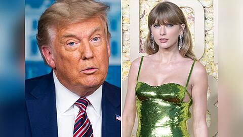 Donald Trump und Taylor Swift sind sich politisch nicht sehr nahe.