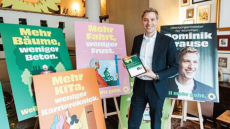 Mehr Kitas, mehr Bäume, mehr Fahrt – für all das will sich Dominik Krause von den Grünen einsetzen, falls er zum OB gewählt wird.