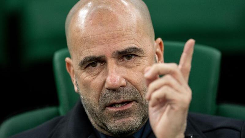 Braucht einen Sieg mit Bayer Leverkusen: Trainer Peter Bosz. Braucht einen Sieg mit Bayer Leverkusen: Trainer Peter Bosz.