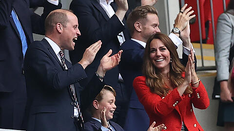Royaler Jubel: Prinz William, Prinz George und Herzogin Kate
