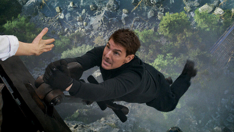 Tom Cruise in einer Szene des Films „Mission: Impossible - The Final Reckoning“. Tom Cruise in einer Szene des Films „Mission: Impossible - The Final Reckoning“.