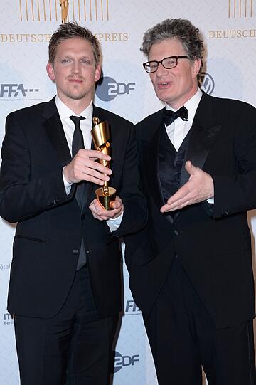 Jan-Ole Gerster mit Roger Willemsen.