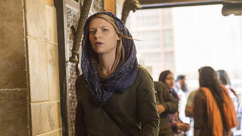 In der fünften "Homeland"-Staffel wird Carrie Mathison (Claire Danes) von ihrer Vergangenheit eingeholt In der fünften "Homeland"-Staffel wird Carrie Mathison (Claire Danes) von ihrer Vergangenheit eingeholt
