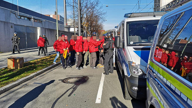 Die Ultras des Halleschen FC.