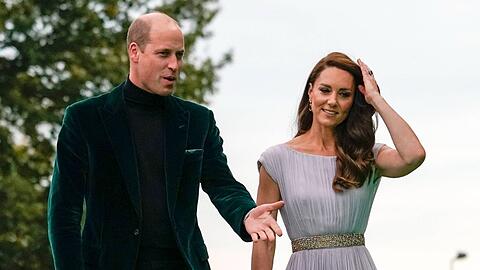 Prinz William und Herzogin Kate bei der Ankunft bei den Earthshot Prize Awards in London.