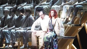 Franco Vasallo (Rigoletto) und Patricia Petibon (Gilda) wurden bei der Premiere heftig umjubelt.