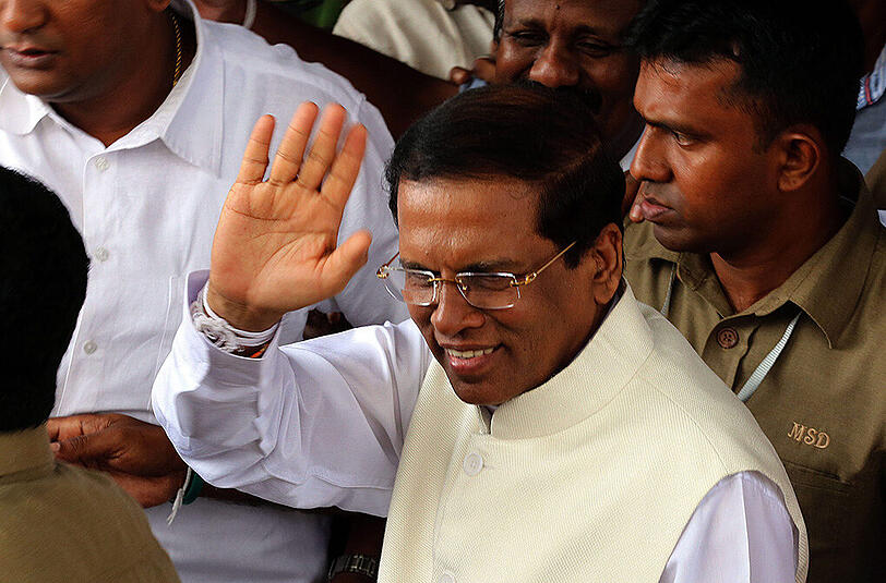 Maithripala Sirisena ist zum neuen Präsidenten von Sri Lanka gewählt worden.