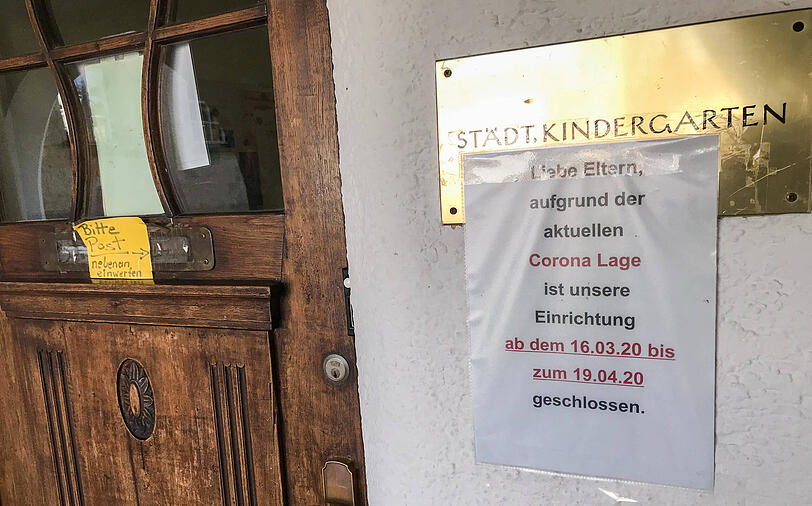 Auch Kindergärten mussten vorübergehend schließen.