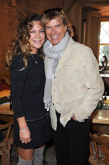 Hansi Hinterseer mit Frau Romana.