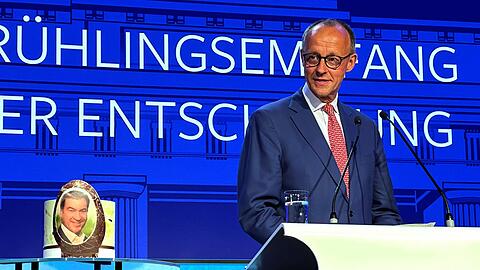 Friedrich Merz (CDU), Bundesvorsitzender der CDU, spricht.