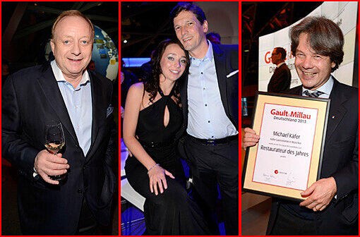 Alfons Schuhbeck, Christian Jürgens und seine Freundin, Michael Käfer