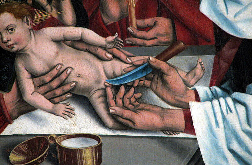 Die Heilige Vorhaut Jesu Christi gilt als eine Reliquie, die von katholischen Christen verehrt wird. Die Heilige Vorhaut soll Papst Leo III. von Karl dem Großen am 25. Dezember 800 in Rom geschenkt bekommen haben. Über Umwege gelangte sie ins italienische Calcata, wo sie jahrhundertelang von Pilgern verehrt wurde. 1983 wurde sie gestohlen.