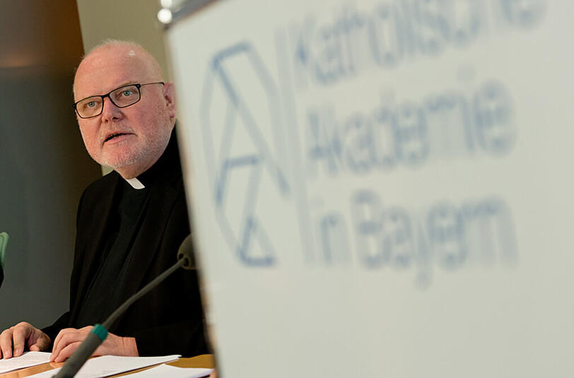 Reinhard Kardinal Marx am Donnerstag bei der Pressekonferenz in München.
