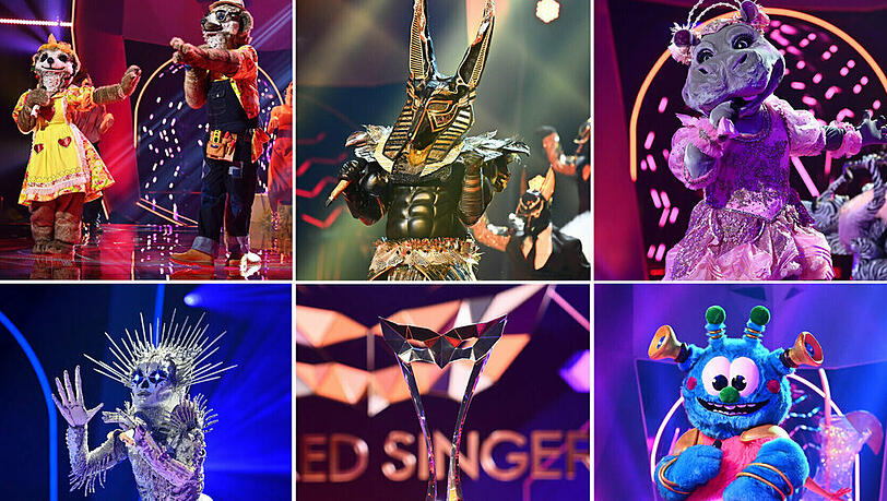 Die Finalisten von "The Masked Singer" stehen am Dienstagabend ein letztes Mal auf der Bühne. Die Finalisten von "The Masked Singer" stehen am Dienstagabend ein letztes Mal auf der Bühne.