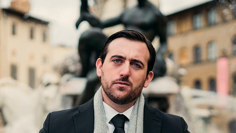 Der britische Tenor Freddie De Tommaso. Der britische Tenor Freddie De Tommaso.