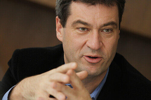 Nürnbergs CSU-Chef Markus Söder stellte das umfassende Strukturprogramm für die Region vor.