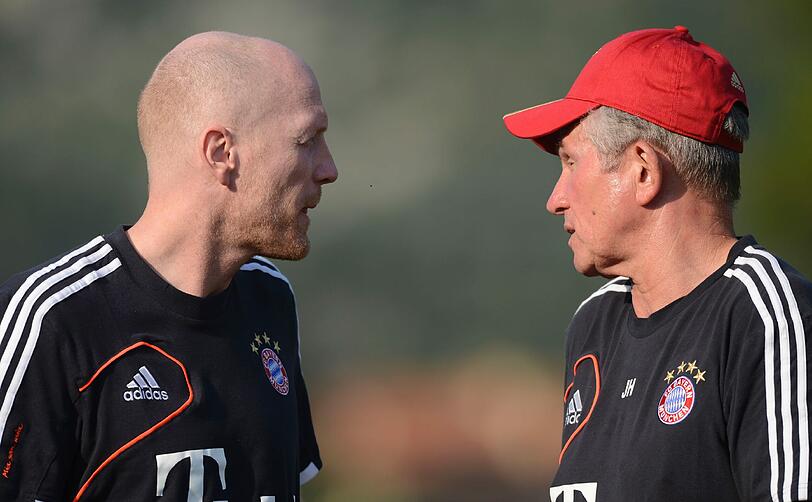 Den Donnerstagnachmittag gibt Trainer Heynckes seinen Spielern frei. Am Mittwoch mussten sie dafür bei strahlendem Sonnenschein ordentlich schwitzen - und nahmen's gelassen.