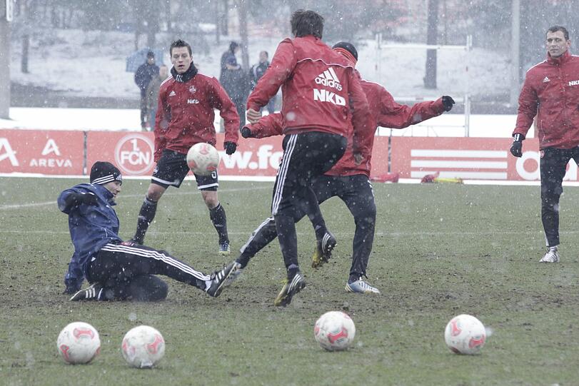 Dienstagtraining nach dem 2:2 gegen Hannover