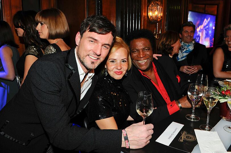Tobey Wilson, Roberto Blanco und Ehefrau Luzandra Strassburg
