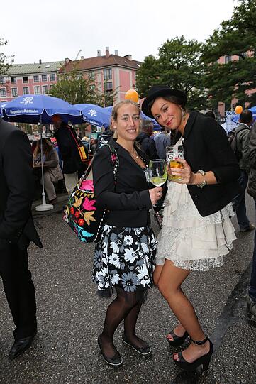 Dem durchwachsenen Wetter zum Trotz: Beim Gärtnerplatzfest hatten alle ihren Spaß.