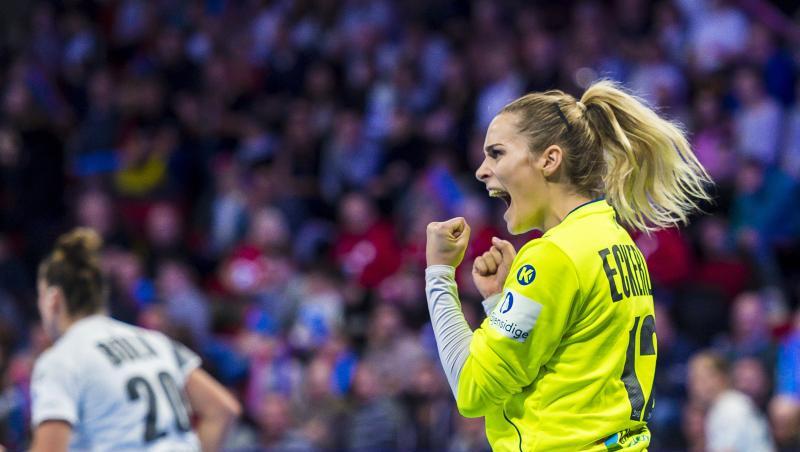 Starker Rückhalt: DHB-Torfrau Dinah Eckerle. Starker Rückhalt: DHB-Torfrau Dinah Eckerle.