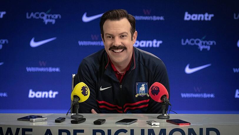 Am 5. August startet auf Apple TV die vierte Staffel von "Ted Lasso". Am 5. August startet auf Apple TV die vierte Staffel von "Ted Lasso".