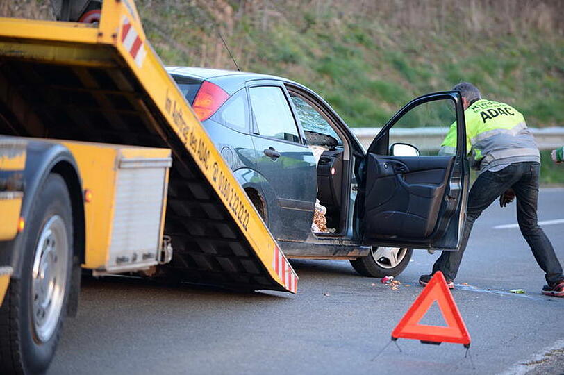 Fotos von der Unfallstelle